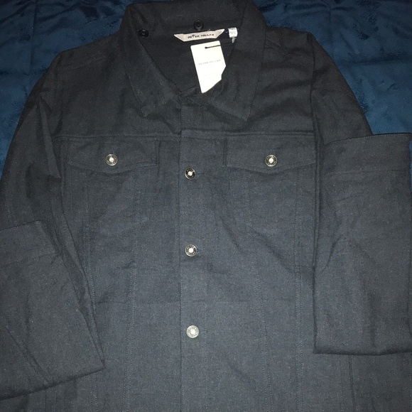 PETER MILLAR COTTON FLANNEL TRUCKER JACKET - Picture 1 of 1